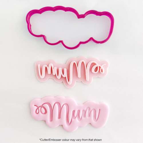 Cookie Embosser and Cutter - Mum